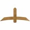 Ekena Millwork Bellingham Rough Sawn Timber Gable Bracket, Western Red Cedar, 60"W x 27"H x 4"D x 6"F, 11/12 Pitch GBW060X27X0406BEL00RWR - alternate 1